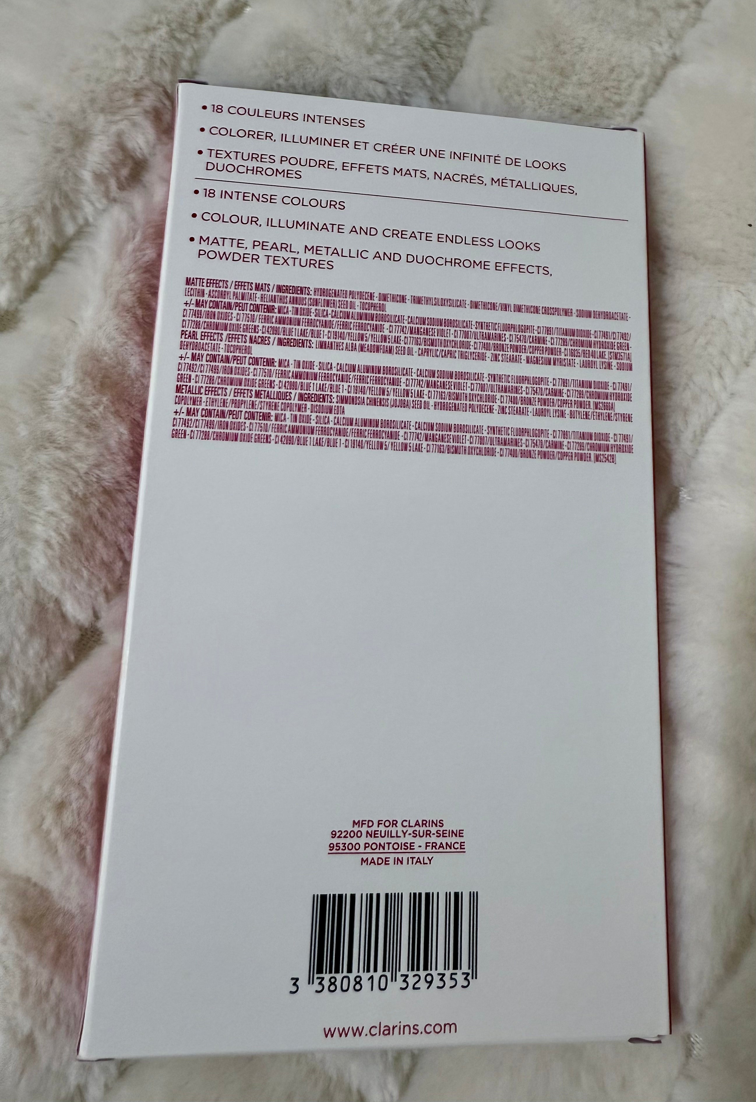 Genuine Clarins™ Make-up Palette 18g Made in Italy